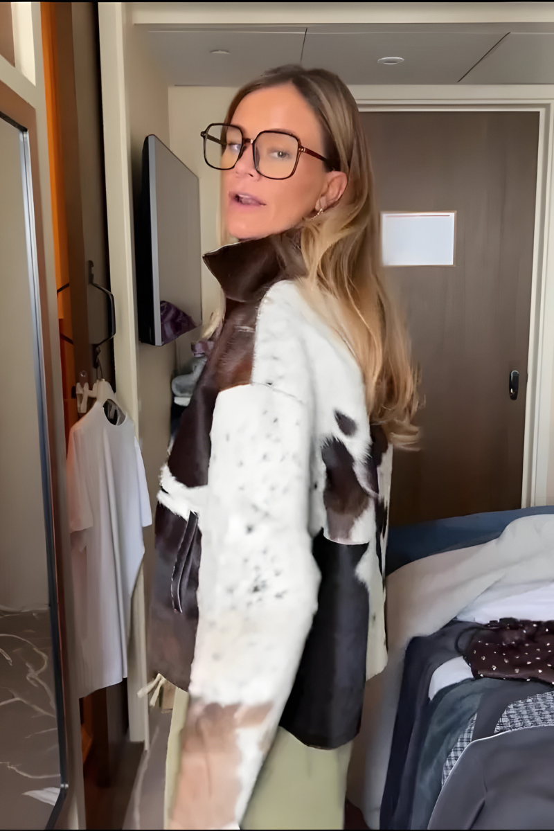 Mael | Stijlvolle jas met patroon en rits